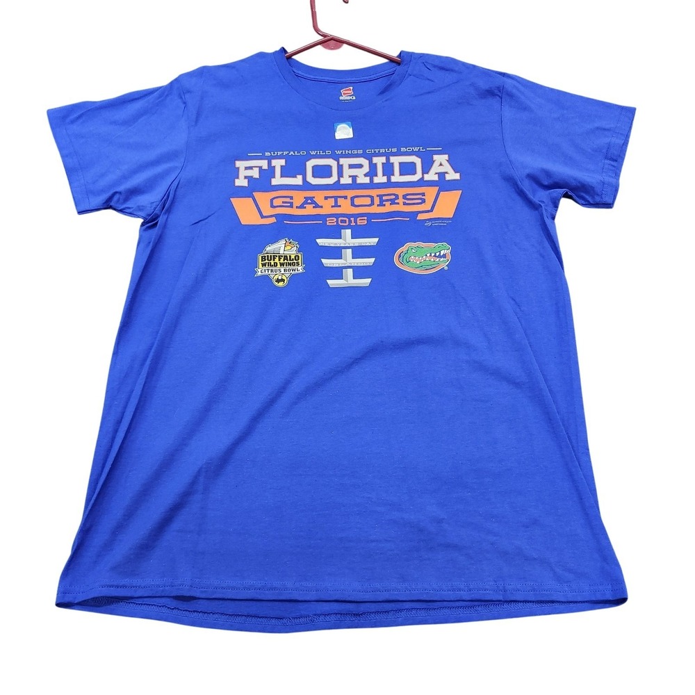 Florida Gators Shirt Mens XL Blue NCAA Football Hanes Tee Citrus Bowl 2016
